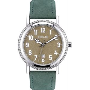 Eryi-Montre Homme Bracelets En Cuir, Montre Classique Pour Homme Imperméable, Montre Homme Montres Avec Date, Cadran De 42 Mm, Simplicité Décontractée - Neuf