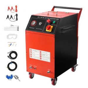 Machine de Projection de Glace S&egrave;che - DUOKU - Mod&egrave;le V507 - Capacit&eacute; 7,5 kg - 600 W - 4 Buses - Neuf