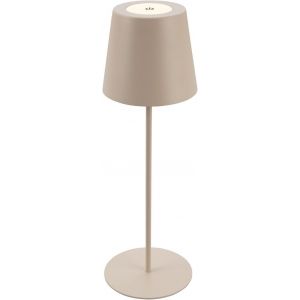 Kalanka-Briloner - Lampe De Table Led Sans Fil, Tactile, &Agrave; Intensit&eacute; Variable, R&eacute;glable En Hauteur, Lampe De Chevet, Lecture, Camping, &Agrave; Accu, Ext&eacute;rieur, 36x10,5 Cm, Beige - Neuf