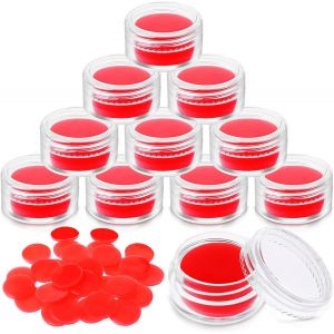 Ayuhr-® Lot De 30 Stylos De Peinture Diamant De 0,9 Pouces Diy Diamond Art Painting Glue Clay Avec 10 Boîtes De Rangement Pour Accessoires De Peinture Diamant Point De Croix Boue De Forage (Rouge) - Neuf