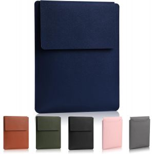 KALANKA-Housse rembourr&eacute;e pour Ordinateur Portable 13,3-14"", Sacoche Multifonction Fine pour Ordinateur Portable, Compatible avec Ordinateur Portable 2022 Pro 14"", 2015 Pro 13,3""/2015 Air 13,3"" (Bleu - Neuf