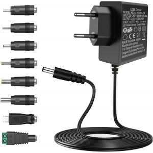Adaptateur Secteur Universel AC &iquest;&iquest; DC 12V 2A 24W Transformateur d'alimentation &iquest;&iquest; D&iquest;&iquest;coupage pour &iquest;&iquest;lectroniques M&iquest;&iquest;nagers 12V - Neuf