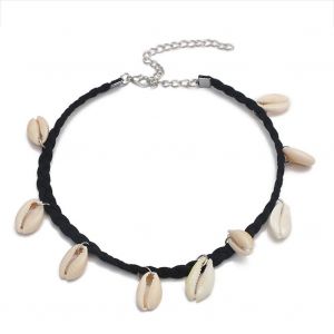 Collier Avec Pendentif Coquillage Au Design Simple Et Tendance, Bijou Cadeau - Neuf