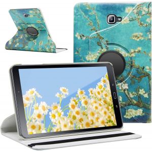 Étui Rotatif Pour Samsung Galaxy Tab A 10.1 2016 (Sm-T580/T585) Tablette Housse De Protection Avec Réveil Automatique Rotation Coque Pour Galaxy Tab A6 10.1 - Neuf