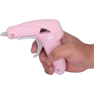 Chenquansarl-Pistolet &Agrave; Colle C Sans Fil, Mini Pistolet &Agrave; Colle Thermofusible, Kit De Pistolet &Agrave; Colle Avec 30 B&acirc;tons De Colle De Qualit&eacute; Sup&eacute;rieure, Batterie Rechargeable Usb 2200 Mah - Neuf