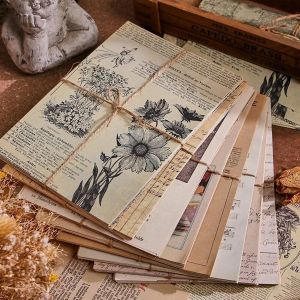 Mevronisshop-Scrapbooking Papier 120pcs Autocolant Decoratif Vintage Fournitures De Journalisation R&eacute;tro Craft D&eacute;coratif 20*14cm Art Diy Autocollants Artisanat Vintage Pour Scrapbooking, Journal, Car - Neuf