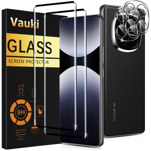 JGD-Verre Tremp&eacute; pour Xiaomi Redmi Note 14 Pro 5G/Poco X7 5G Protection D'&eacute;cran Film avec Cam&eacute;ra Arri&egrave;re Protecteur,Duret&eacute; 9H Vitre &eacute;cran,Anti Rayures Sans Bulless HD Transparent Haute Sensibilit&eacute; - Neuf