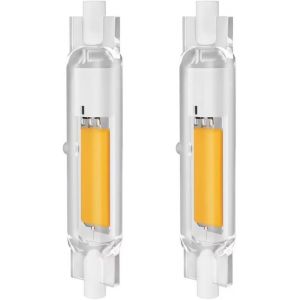 Kal-Ampoules R7s Led R7s Led 78mm 15w Dimmable, R7s Led 78mm 15w Remplace Ampoules Halogènes R7s 100w 150w, Blanc Froid 6000k,1500lm, Pas De Scintillement, Ac 220-240v, Pack De 2 - Neuf