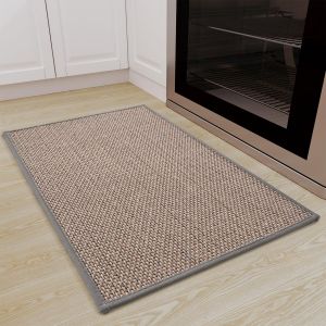 Kalanka-Tapis De Cuisine Antidérapants Tapis Lavable En Machine Absorbants Et Résistants Aux Taches(Gris,40 * 60cm) - Neuf