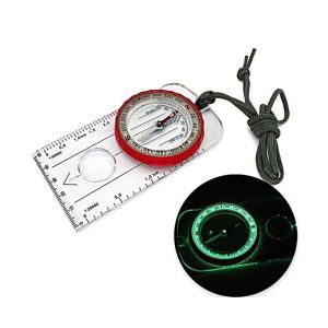 Boussole D'ext&eacute;rieur Compacte Et &Eacute;tanche Avec Cordon &iquest; Haute Pr&eacute;cision, Lumineuse, Durable Pour Le Camping, La Randonn&eacute;e Et La Navigation D'aventure - Neuf