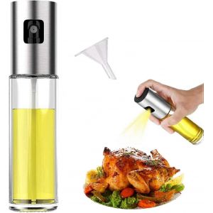 Pulvérisateur D'huile,Pulvérisateur D'huile,Vaporisateur D'huile,Pulvérisateur De Vinaigre,Spray De Vinaigrette,Grillades,Huile D'olive,Bouteille En Verre 100ml,Gadgets De Cuisine Pour Friteus - Neuf