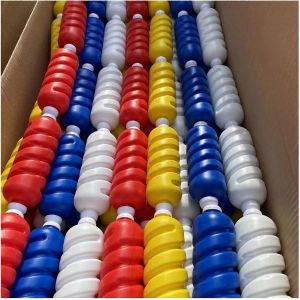 Corde de piscine avec bouee, separateur de couloir, ligne de bouee flottante (jaune, corde en nylon 4 m) - Neuf