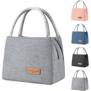 Sac Isotherme Repas 9 L, Glaciere Souple Isotherme Pliable, Lunch Bag Isotherme Avec Doublure Etanche, Portable Pochette Isotherme, Sac Pique Nique &Eacute;cole Bureau (Noir) - Neuf