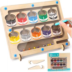 Jeu de classification magn&eacute;tique de 10 couleurs,jeu de classification Montessori,aimants pour enfants,jouet moteur,cadeau 3,4,5,6 ans - Neuf