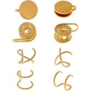 Kalhx-Boucles D'oreilles À Pression Pour Chéloïdes Boucles D'oreilles Percées Manchettes D'oreilles De Compression En Spirale Boucles D'oreilles À Clip Réglables Pour Femmes Et Hommes - Neuf