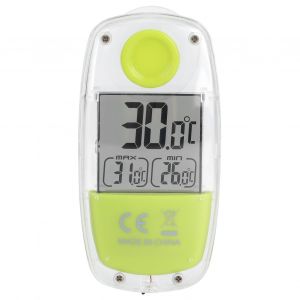 HJLIAN Thermometre de fenetre Mini-ventouse solaire LCD Thermometre numerique electrique Thermometre - Neuf