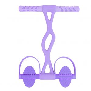 Ceinture De Resistance Multifonction Pour Pedales, Equipement De Fitness Domestique Pour Abdominaux, Yoga, Violet - Neuf