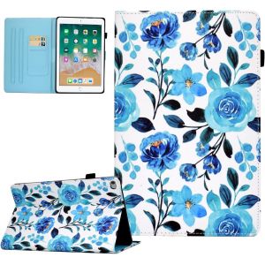 Kal-Coque Pour Ipad 9.7 Pouces 2017/2018 5ème /6ème Génération, Ipad Air 1/2 Housse Étui De Protection Coque Tablette Ipad 9.7"" 2017/2018, Ipad Air1/Air 2, Rose Bleue - Neuf