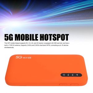 5g Mobile Hotspot High Speed Travel Double Band Wifi6 Portable Router With S New - Neuf