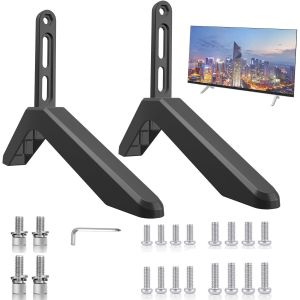 Ulteronixshop-Pied TV Universel, Pied Television, Support TV Universel pour Table la Plupart des &eacute;crans TV Plasma LCD LED 32-65in - Neuf