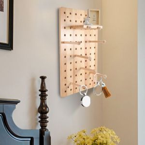 Hjlian Etagere De Rangement Murale Rectangulaire A Suspendre Pour Decoration D'interieur (Etagere De Rangement + Planche De 15 Cm) - Neuf