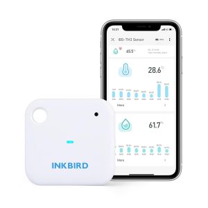 ChenQuanSarl-Wifi Thermomètre Intérieur Hygromètre, Enregistreur Temperature Humidite Contrôle App Avec Alarme Notification Pour Maison,Reptile - Neuf