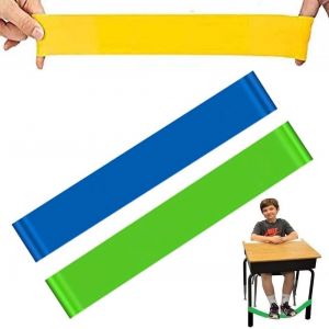 Lot De 3 Pi&egrave;ces Bandes D'exercice Extensibles En Caoutchouc Pour Chaises De Salle De Classe,Bandes &Eacute;lastiques &Eacute;lastiques Pour Enfants - Neuf
