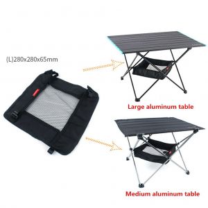 Panier De Rangement Suspendu Pour Table Pliante D'exterieur, Support Sauvage, Sac De Camping, Filet De Finition Pour Chaise, Table De Pique-Nique, Panier De Rangement Suspendu - Neuf