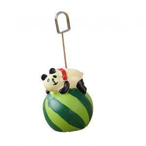 Porte-notes, pince photo, support de memo, pince d'affichage, decoration de maison en resine pour bureau, panda - Neuf