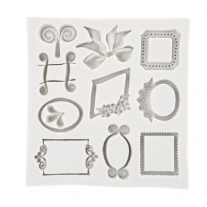 Moule de cuisson en silicone gris pour bricolage, outils de cuisine pour colle, platre, resine, bougie, savon - Neuf