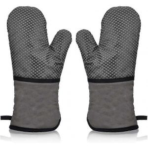 Gants de four rsistants la chaleur Double face antidrapant Mitaines de four 1 paire - Neuf
