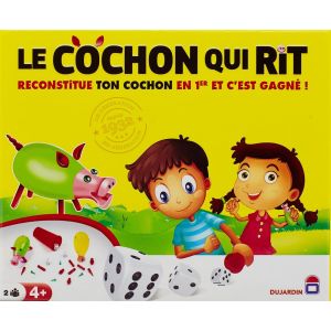 Le Cochon Qui Rit Par 2 - Jeu De Soci&eacute;t&eacute; Pour Enfant - A Jouer En Famile - 2 Joueurs - D&egrave;s 4 Ans[Z534] - Neuf