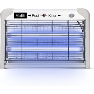 Lbgwp60 Piège À Mouches Électrique D'intérieur Pour La Maison,Les Restaurants,La Cuisine,Le Jardin (Argent) - Neuf