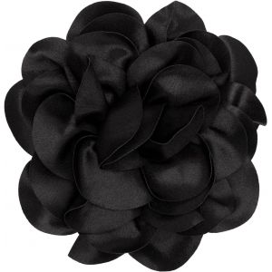 Kjdal-Broche À Fleurs,Grande Broche À Fleurs Roses De 19 Cm Broches En Tissu De Couleur Unie Gros Camélia Épingles À Fleurs Pour Femmes Accessoires De Vêtements De Bal De Mariage - Neuf