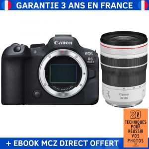 Canon EOS R6 Mark II + RF 70-200mm f/4 L IS USM + Ebook '20 Techniques pour R&eacute;ussir vos Photos' - Appareil Photo Hybride - Neuf