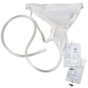 Urinoir Pipi Titulaire 1000ml Portable Portable Sac &Agrave; Urine Collector Pour Les Hommes De L'incontinence Sac De Voyage Avec Ceinture &Eacute;lastique - Neuf