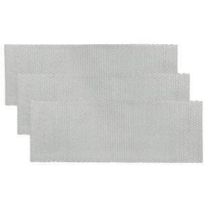 vhbw 3x Filtre anti-graisse compatible avec Whirlpool AKR 680 857868001020, AKR 680 857868001021 hotte de cuisine - 45,2 x 16 x 0,35 cm, m&eacute;tal - Neuf