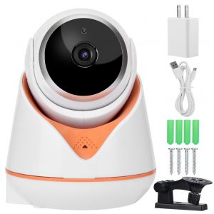 Camera de securite reseau sans fil Full HD 1080p, vision nocturne, 110-240 V (prise americaine jaune) - Neuf