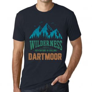 Homme Tee-Shirt La Nature Sauvage L'aventure Appelle Le Dartmoor - Wilderness, Adventure Is Calling Dartmoor - T-Shirt Graphique &Eacute;co-Responsable Vintage Cadeau Nouveaut&eacute; - Neuf