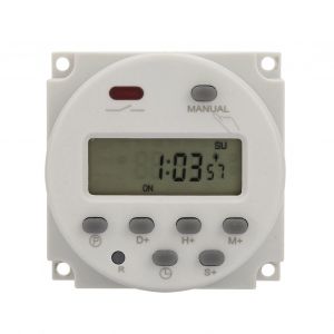 Minuterie numerique programmable 7 jours, petit format, 1 s a 168 h, 5 VA (24 V CC) - Neuf