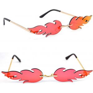 Nouveaux Produits En 2023,Lunettes De Soleil Fashion Flame Uv400 Couleur Sans Cadre - Neuf