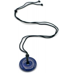 Kales-Pendentif Pierre Naturelle|Donut Pi Chinoisdouble Pointes Concentrateur D'énergie - Neuf