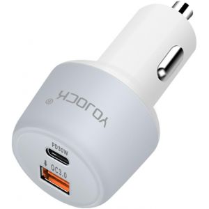 JGD-Chargeur Allume-Cigare USB Power Delivery 30W QC 3.0 USB-C 18W QC3.0 Chargeur Allume-Cigare USB 48W pour Macbook iPhone X 8 7 Plus 6S SE iPad Pro Samsung Galaxy S8 Plus Edge S7 LG Nexus 5X 6P - Neuf