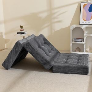 SUBZONAL-Matelas Pliable 1 Personne, &Eacute;paisseur 15cm Matelas Pliant pour Futon Convertible Canap&eacute;-lit Portable, Invit&eacute;s Lit d'Appoint, 90x190 - Neuf