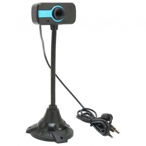 Webcam USB 640 x 480 DPI avec microphone, mise au point manuelle, capteur CMOS haute definition, diffusion en direct au bureau - Neuf