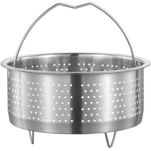Panier Vapeur En Acier Inoxydable 22 Cm Pour Cocotte Minute Accessoire De Cuisine-Id&eacute;al Pour Cuisson De Viande Et L&eacute;gumes Insert Universel Passoire R&eacute;sistante &Agrave; La - Neuf