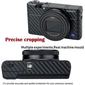 Autocollant De Protection Anti-Rayures Pour Appareil Photo Sony Rx100 Vii Film De Protection Autocollant 3M En Fibre De Carbone Pour Appareil Photo Reflex Num&eacute;rique[SHY9290249] - Neuf