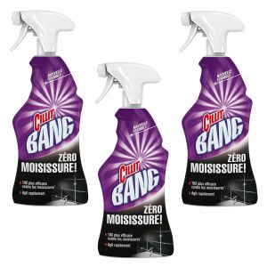 CILLIT BANG Lot de 3 Pistolets Nettoyant Surpuissant Anti-Moisissures - 750 ml - Neuf