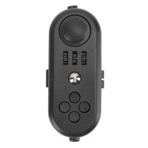 Fidget Toy Réduire le stress Relax Humeur Portable Anxiété Sensorielle EDC Jouet Sensoriel Fidgets Contrôleur Pad 3 Tout Noir - Neuf