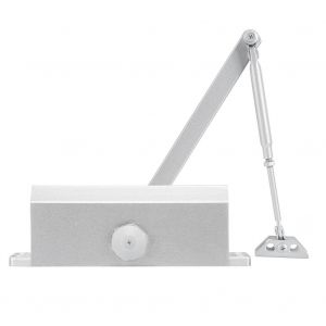 Ferme-porte hydraulique 180¡ã en alliage d'aluminium, fermeture automatique, 132-187 oz - Neuf